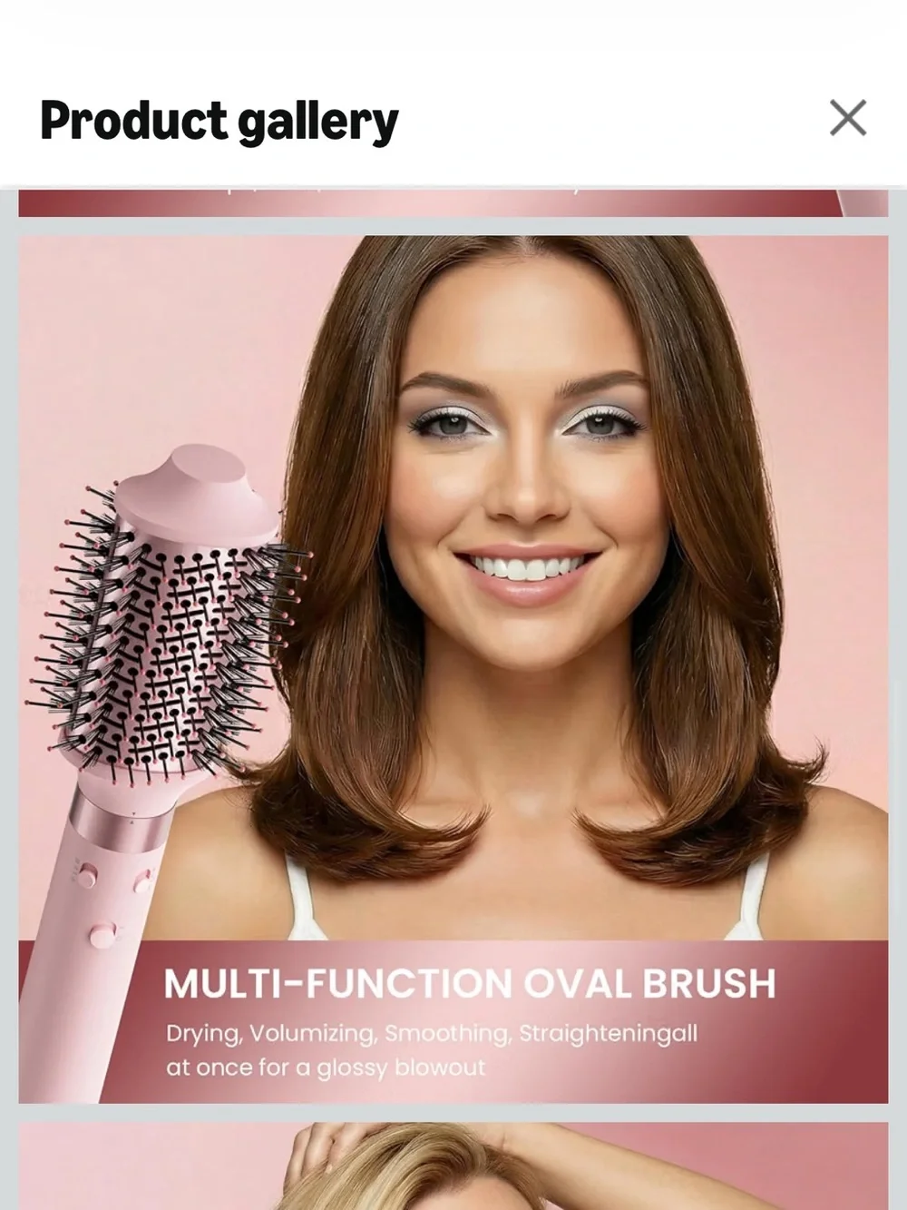 5-in-1 High-Speed Hair Dryer Brush - Pink